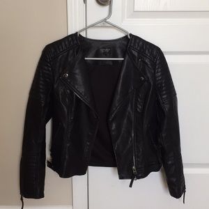 Top Shop faux leather jacket